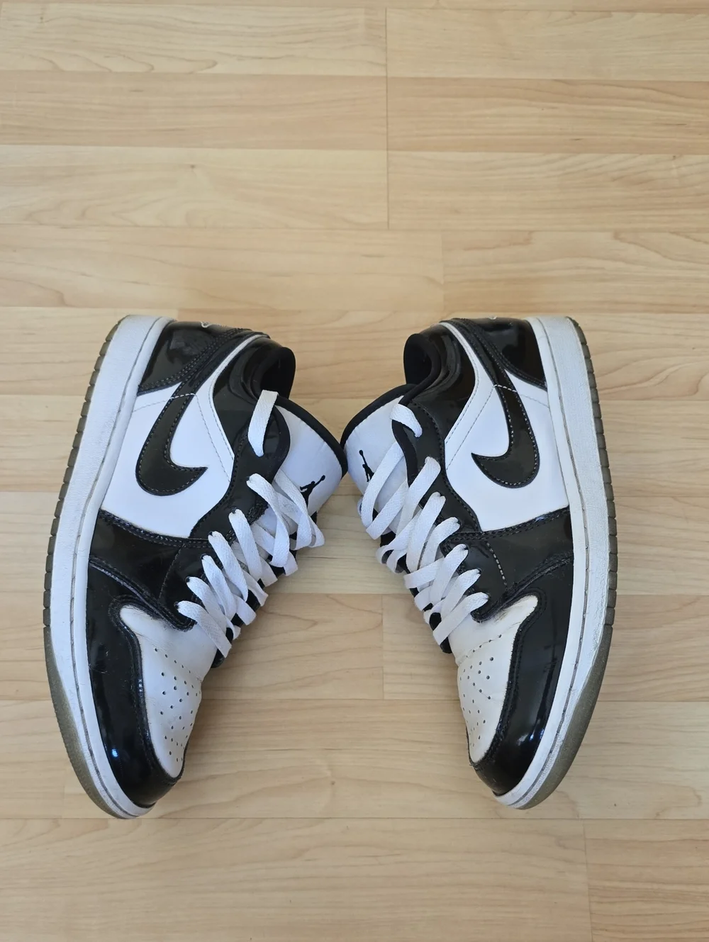 Nike Air JORDAN 1 Low DV1309-100 Black/White Sneaker Concord - Men's 8